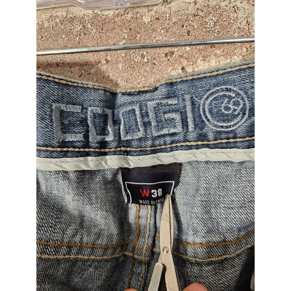 Coogi Australia Men's C69 Embroidered‎  Baggy Jeans 38x32 - Picture 4 of 15